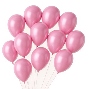 GLOBOLANDIA GLOBOS PERLADOS 12" ROSA x 25u